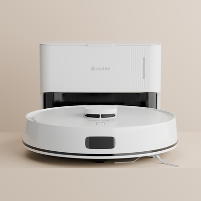 EZYLIFE: Glide 300 Robot Vacuum & Mop Cleaner | Advanced Smart Navigation, D10 Plus Gen2 Technology, Quiet Operation, Multi-Surface Vacuuming & Mopping | App & Voice Control Pack of 1