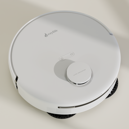 EZYLIFE : Flow 300 Robotic Vacuum Cleaner | Powerful Suction, Smart Mapping, Multi-Surface Cleaning, App Control, Long Battery Life | Efficient Home
